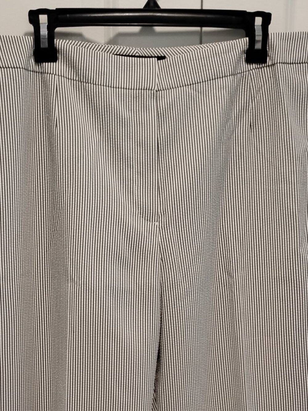Le Suit Separates Seersucker Trousers Size 14 Tall